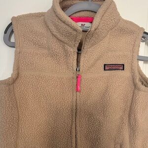 Vineyard vines girls fleece vest